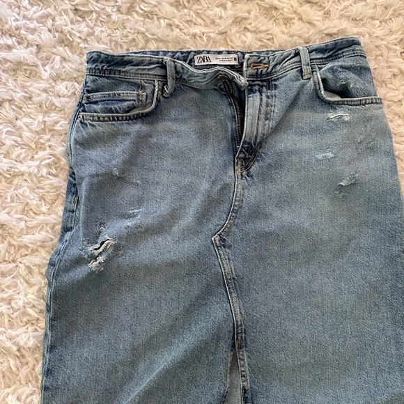 Zara Denim skirt size 28 - Picture 3 of 3
